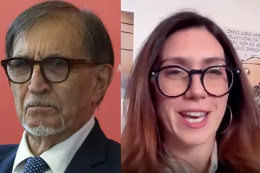 La russa e la giornalista