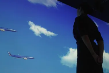 "Ciak si Vola", l'installazione ITA Airways alla Mostra di Venezia