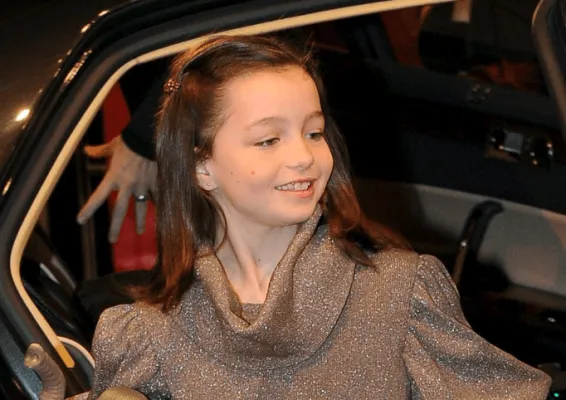 Sophie Nyweide al Festival di Berlino a 9 anni (Ansa)