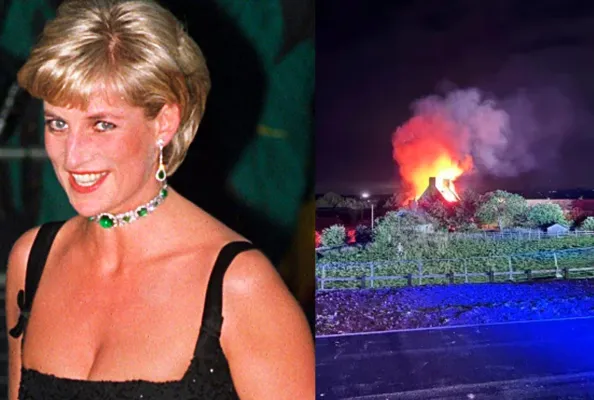 Lady Diana, casa distrutta
