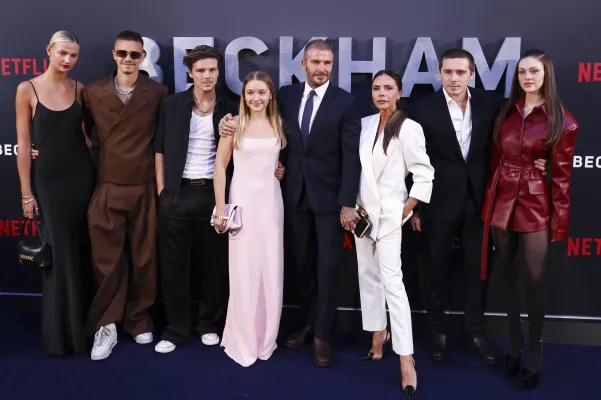 Beckham famiglia -ansa
