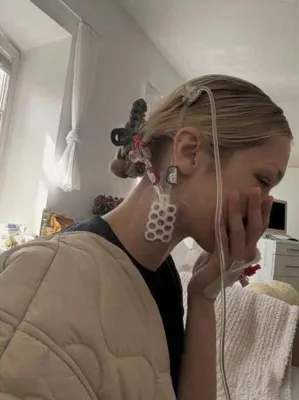 Bella Hadid in ospedale (Instagram)