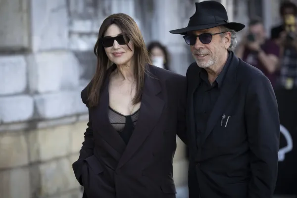 Monica Bellucci e Tim Burton - Ansa