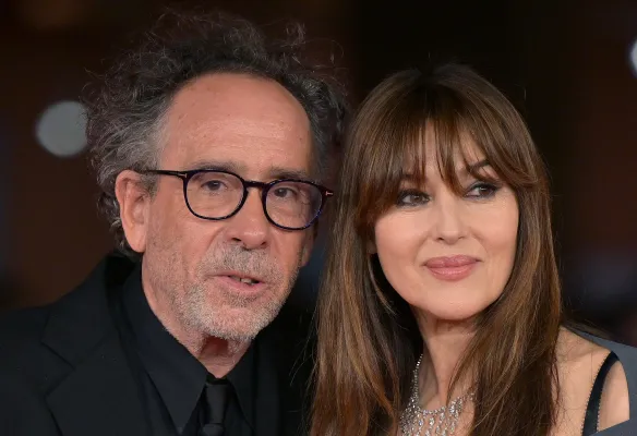 Monica Bellucci e Tim Burton - Ansa