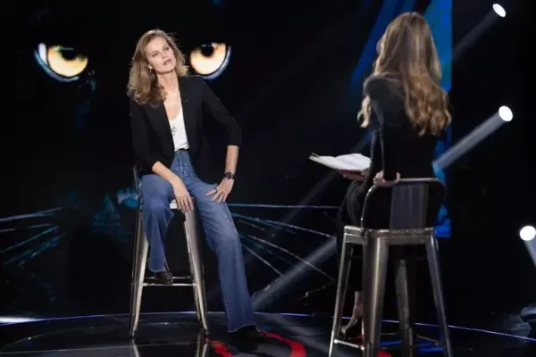 Eva Herzigova a Belve (Ansa)