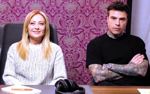 Fedez e Giorgia Meloni