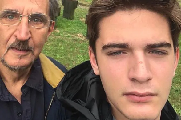 Il Presidente del Senato Ignazio La Russa con il figlio Leonardo 