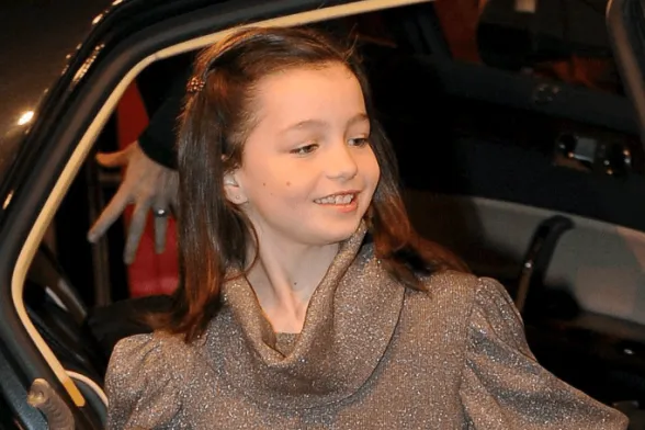 Sophie Nyweide al Festival di Berlino a 9 anni (Ansa)