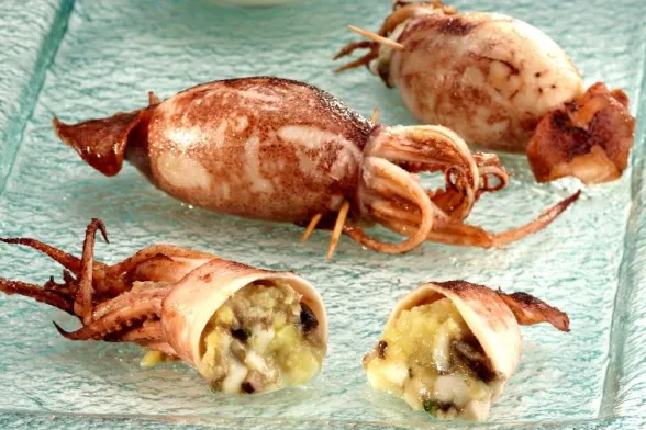 Totani ripieni. Foto Lonati