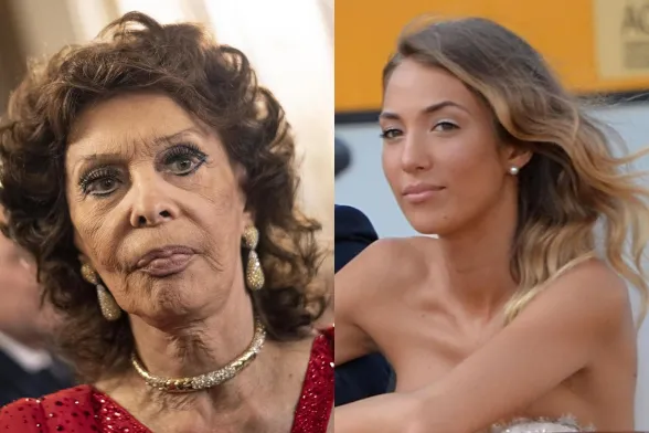 Sophia Loren e Alice Campello - Combo da Ansa 