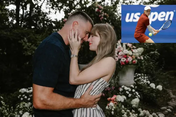 Taylor Swift annuncia il matrimonio mentre Sinner gioca la sua gara (Ansa)
