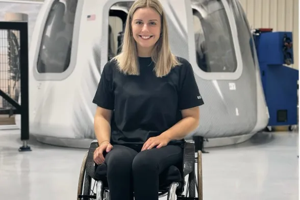 Michaela, futura astronauta (Instagram)