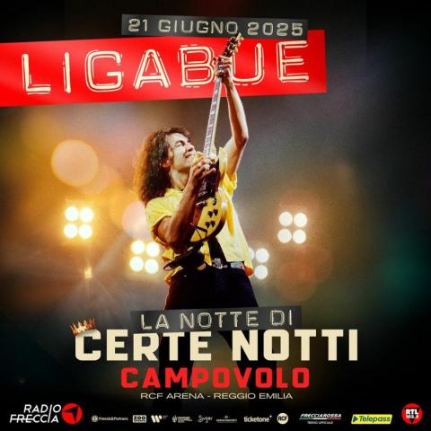 Ligabue a Campovolo per la festa de ‘La notte di certe notti’