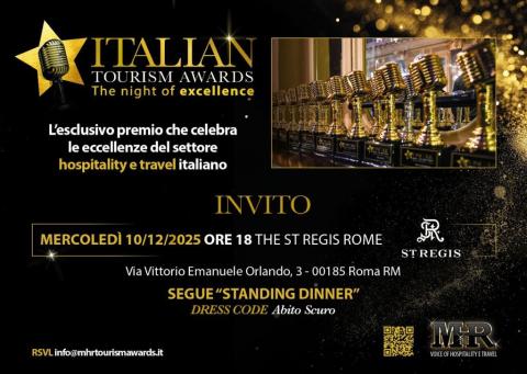 Italian Tourism Awards, premio per le eccellenze dell’hospitality e del travel
