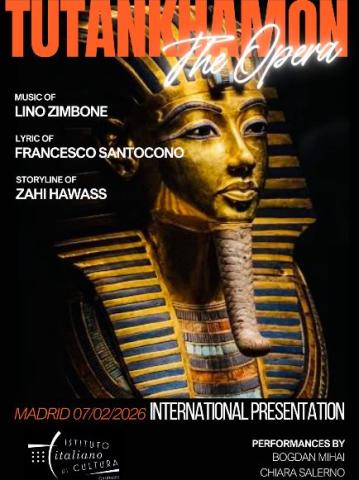 “Tutankhamon. The opera” all’Istituto Italiano di Cultura di Madrid