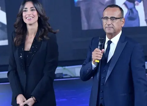 Sanremo 2026, Carlo Conti annuncia Giorgia Cardinaletti co-conduttrice della serata finale