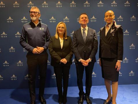 Ita Airways celebra le Olimpiadi invernali con lo showcasing Skyway a Milano